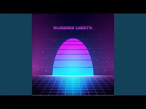 Blinding Lights - Een synthpop-melodie met een jaren '80 retro sound en een futuristische dancehall vibe